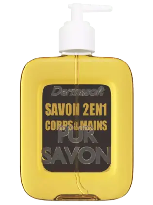 savon corps et mains dermasoft